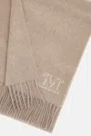 Max Mara Wsdalia Cashmere Scarf In Brown