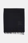 Max Mara Black Cashmere Wsdalia Scarf