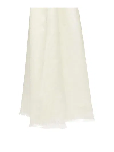 Max Mara Gradient Cashmere Stole In Beige