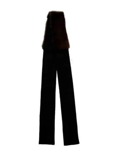 Pre-owned Max Mara Scarf In Black