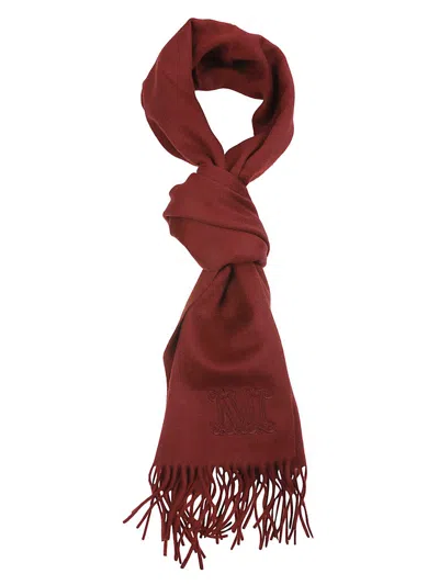 Max Mara Scarf In Burgundy