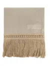 Max Mara Fringed Edge Wrap Scarf