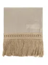 Max Mara Fringed Edge Wrap Scarf
