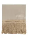 Max Mara Fringed Edge Wrap Scarf