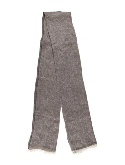 Pre-owned Max Mara Scarf In Grey