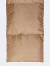 Max Mara Scarf In Water-repellent Technical Fabric In Brown