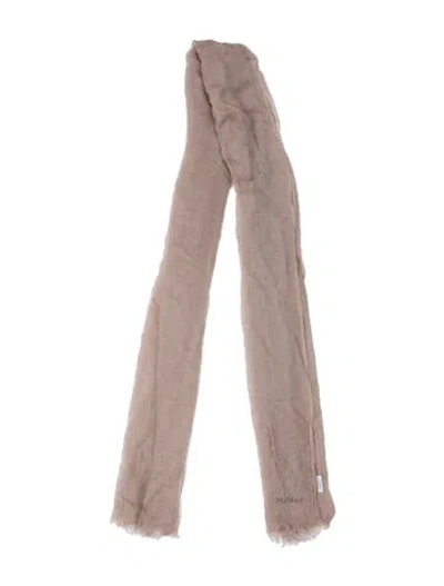 Pre-owned Max Mara Scarf In Neutrals