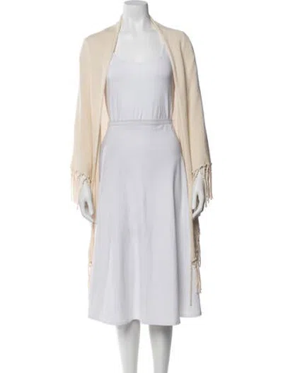 Pre-owned Max Mara Scarf In Neutrals