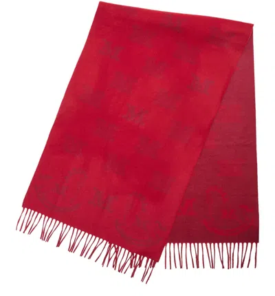 Max Mara Scarf With M Print In Red