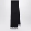 Max Mara Scarf With Monogram Embroidery In Black