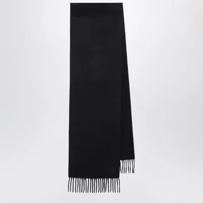 MAX MARA MAX MARA SCARF WITH MONOGRAM EMBROIDERY