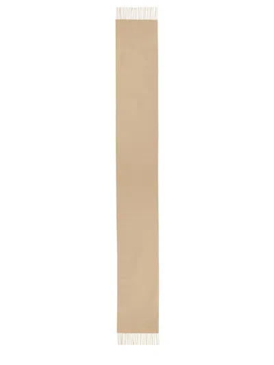 Max Mara Scarf With Monogram In White