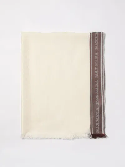 Max Mara Scarf Woman Beige In Cream