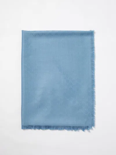 Max Mara Scarf Woman Gnawed Blue