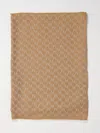 Max Mara Monogram Jacquard Scarf In Brown