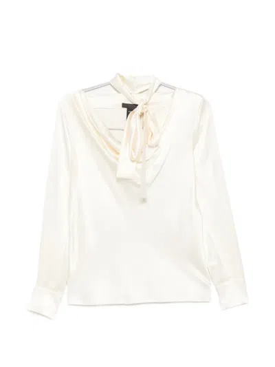 Max Mara Scarf-detail Blouse In Multi