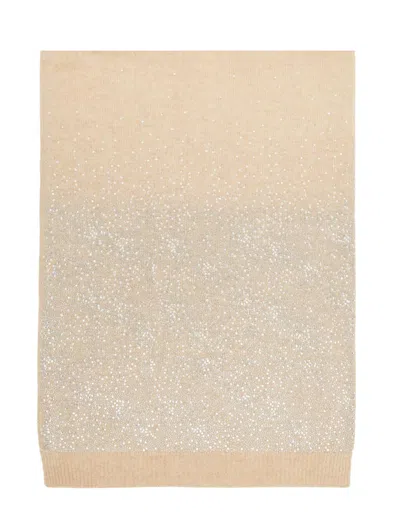 Max Mara Cashmere And Rhinestone Scarf
