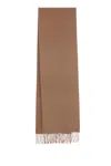 Max Mara Monogram-embroidered Cashmere Scarf