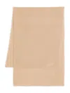 Max Mara Curvone Scarf In Beige