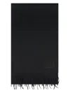 Max Mara Wsdalia Cashmere Scarf In Black