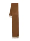 Max Mara Womens Cuoio Wsdalia Brand-embroidered Cashmere Scarf 1 Size In Brown