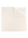 Max Mara Geode Fringed Edge Shawl In White