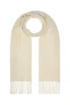 Max Mara Cashmere Scarf Fringed Edges Soft Texture