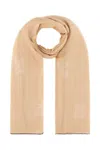 Max Mara Cappuccino Wool Blend Scarf In Brown