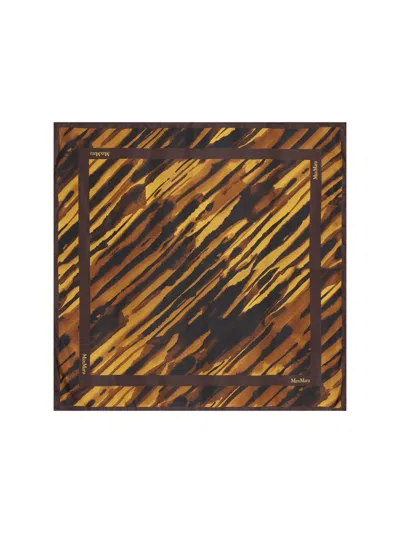 Max Mara Scarves In Brown
