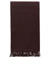 Max Mara Scarves Red In Brown