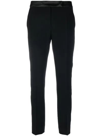 Max Mara Schmale Hose In Schwarz
