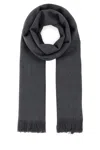 Max Mara Sciarpa Ken In Lana Antracite  Donna In Gray