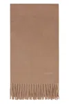Max Mara Scilli Scarf In Wool In Brown