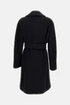Max Mara Manuela Icon Coat Jackets And Coats Black In Black