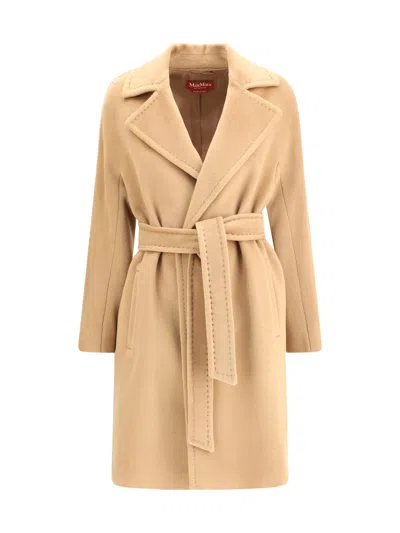 Max Mara Scire Coat In Brown