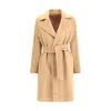 Max Mara Scire Coat In Neutral