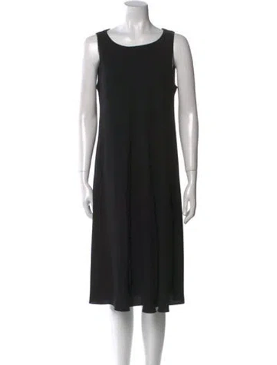 Pre-owned Max Mara Scoop Neck Knee-length Dress In Multi