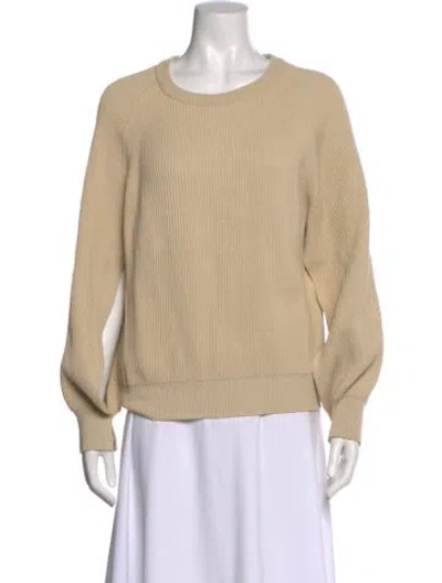 Pre-owned Max Mara Scoop Neck Sweater In Neutral