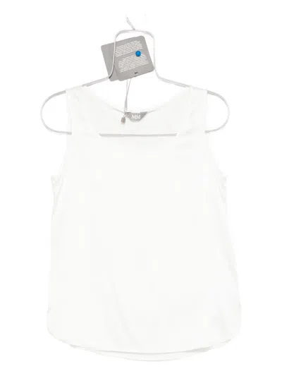 Max Mara Scoop-neck Top In White