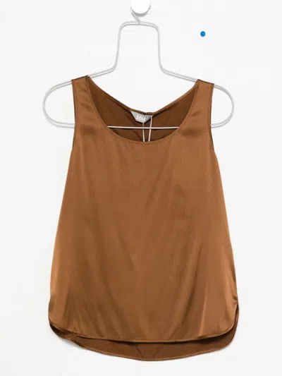 Max Mara Scoop-neck Top In Brown