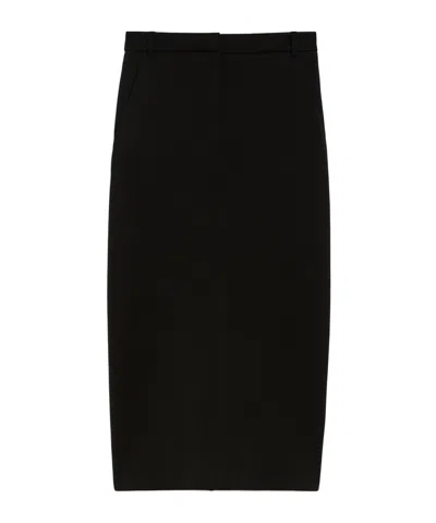 Max Mara Women's Fervida Jersey Skirt Black | Size 40 | 2421776032600001