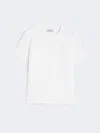 Max Mara Scuba Jersey T-shirt In White