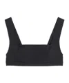 Max Mara Seamless Bikini Top In Black