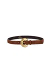 Max Mara Sebino Light Brown Belt In Brown