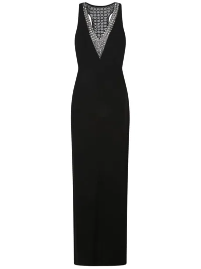 Max Mara Secolo Maxi Dress In Black