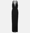 Max Mara Secolo Sequined Gown In Black