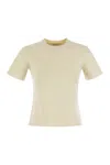 Max Mara Segale - Viscose Blend Sweater With Logo In Beige
