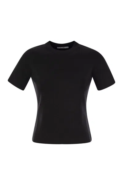 MAX MARA MAX MARA SEGALE - VISCOSE BLEND SWEATER WITH LOGO