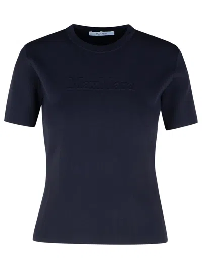 Max Mara 'segale' Black Viscose Blend T Shirt