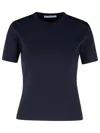 Max Mara Segale Blue Viscose Blend T-shirt
